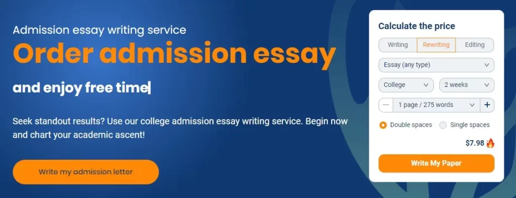 Admission essay writing service