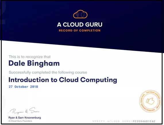 a cloud guru certification
