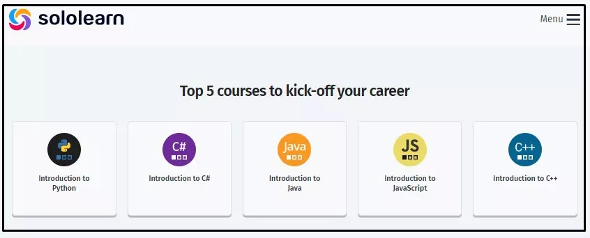 Sololearn courses