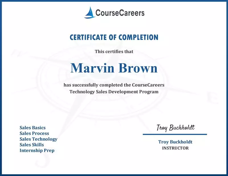 CourseCareers Certificate