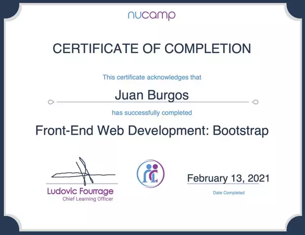 nucamp certificate