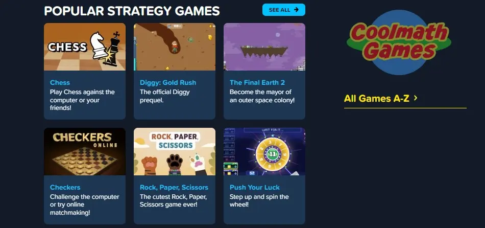 Cool Math Strategy Games