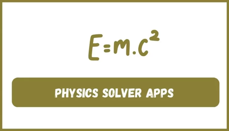 Physics Solver Apps