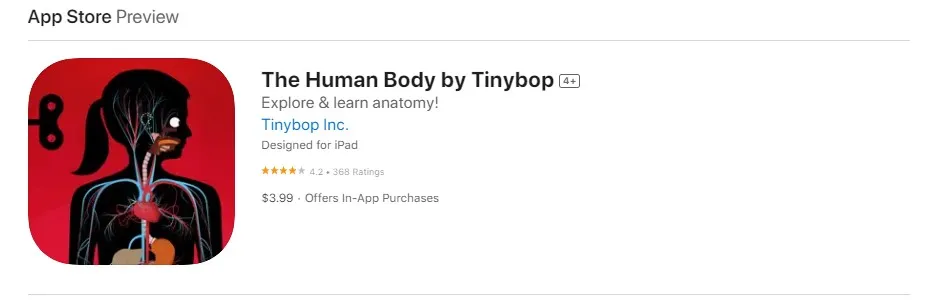 The Human Body by Tinybop