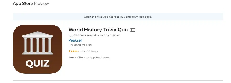  World History Trivia Quiz