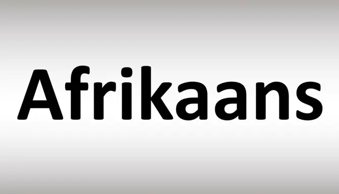 afrikaans-language